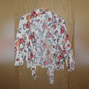 Kaktus Linen Floral Blouse